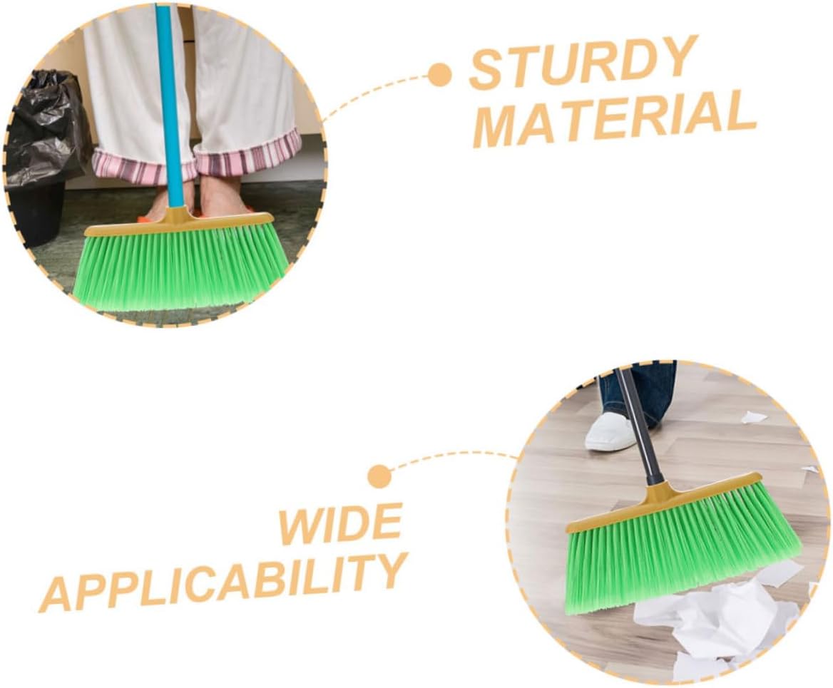 2pcs Replacement Plastic Broom Head Sweeper Accessory for Home and Office Cleaning Broom Parts for Debris Removal Indoor and Outdoor Use