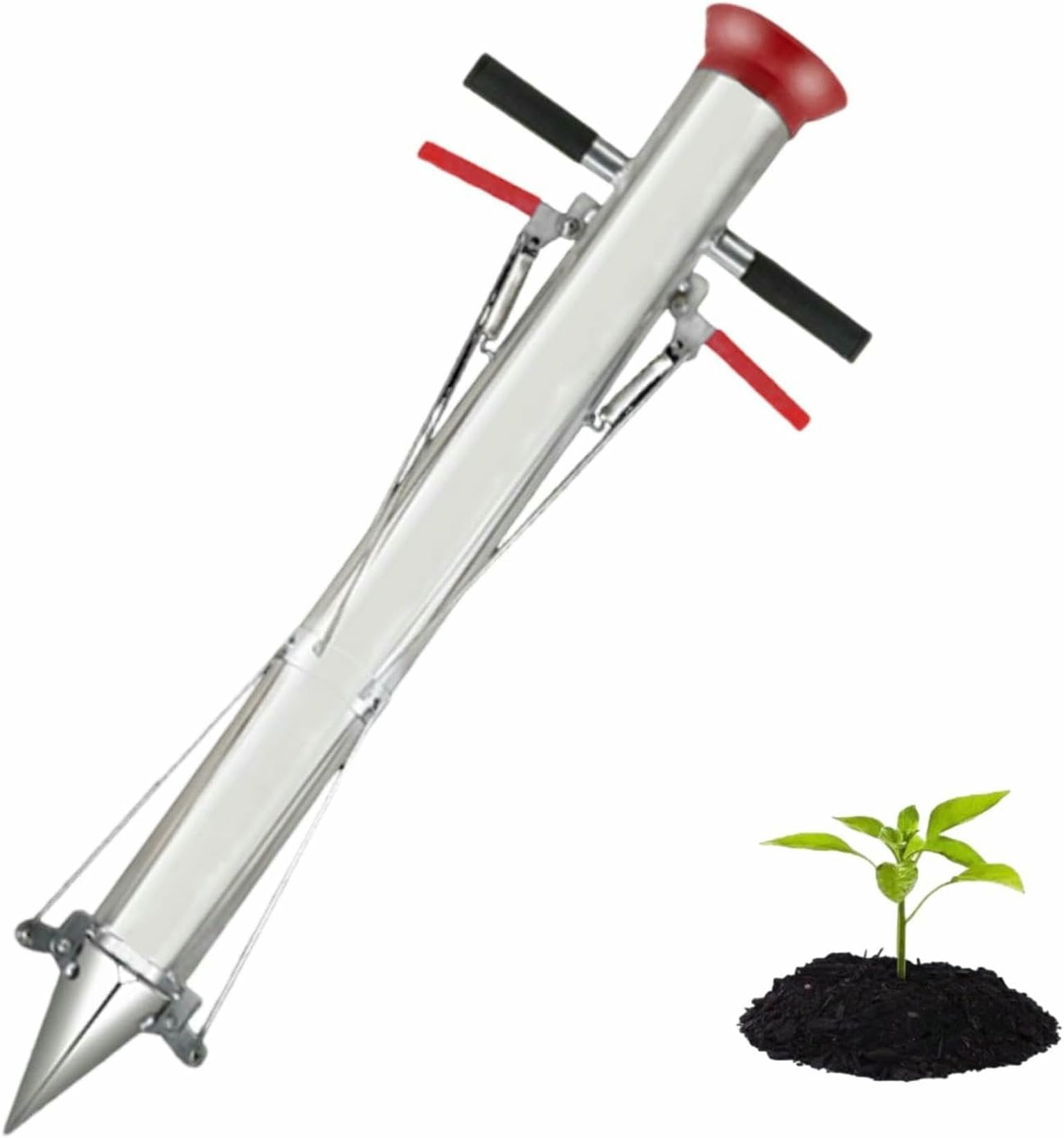 Transplanteur de légumes pour planter debout et soulager votre dos au jardin