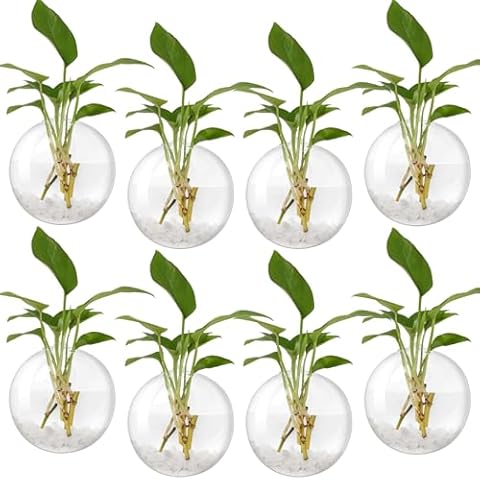 Layhit 8 Pcs Wall Hanging Planters Cover