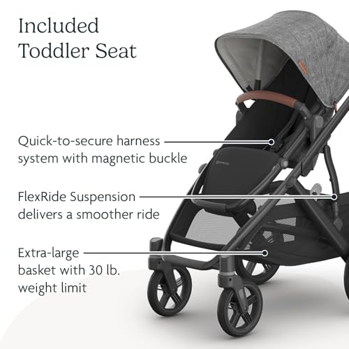 image for UPPAbaby Vista V3 Stroller - Full-Size Single-to-Double Stroller Syste