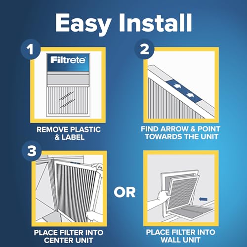 Image of Filtrete Healthy Living Ultra Allergen Reduction Filter, MPR 1500, 16 x 25 x 1-Inches, 6-Pack