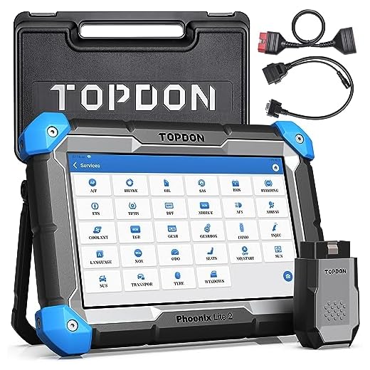 TOPDON Diagnosis Coche Multimarca,Phoenix Lite 2 Diagnóstico de Todos Los Sistemas de Nivel OE,28+ Funciones de Servicio de Mantenimiento,Codificación en Línea ECU,Control Bidireccional