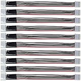 2: 200 mm de longitud, el cable de silicona suave 22 AWG puede soportar suficiente electricidad