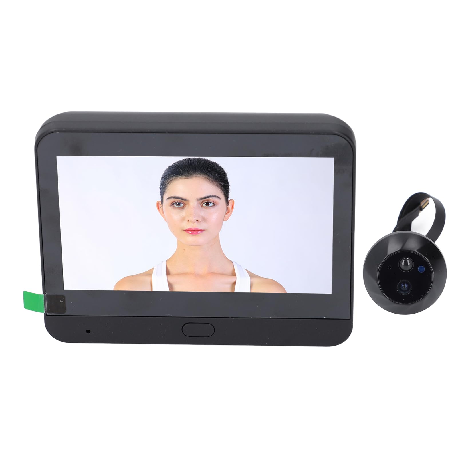 FTVOGUE Citofonico per Campanello Video Wireless, Videocamera per Campanello Intelligente 1080P con Rilevamento del Movimento PIR, Visione Notturna per Casa o Appartamento