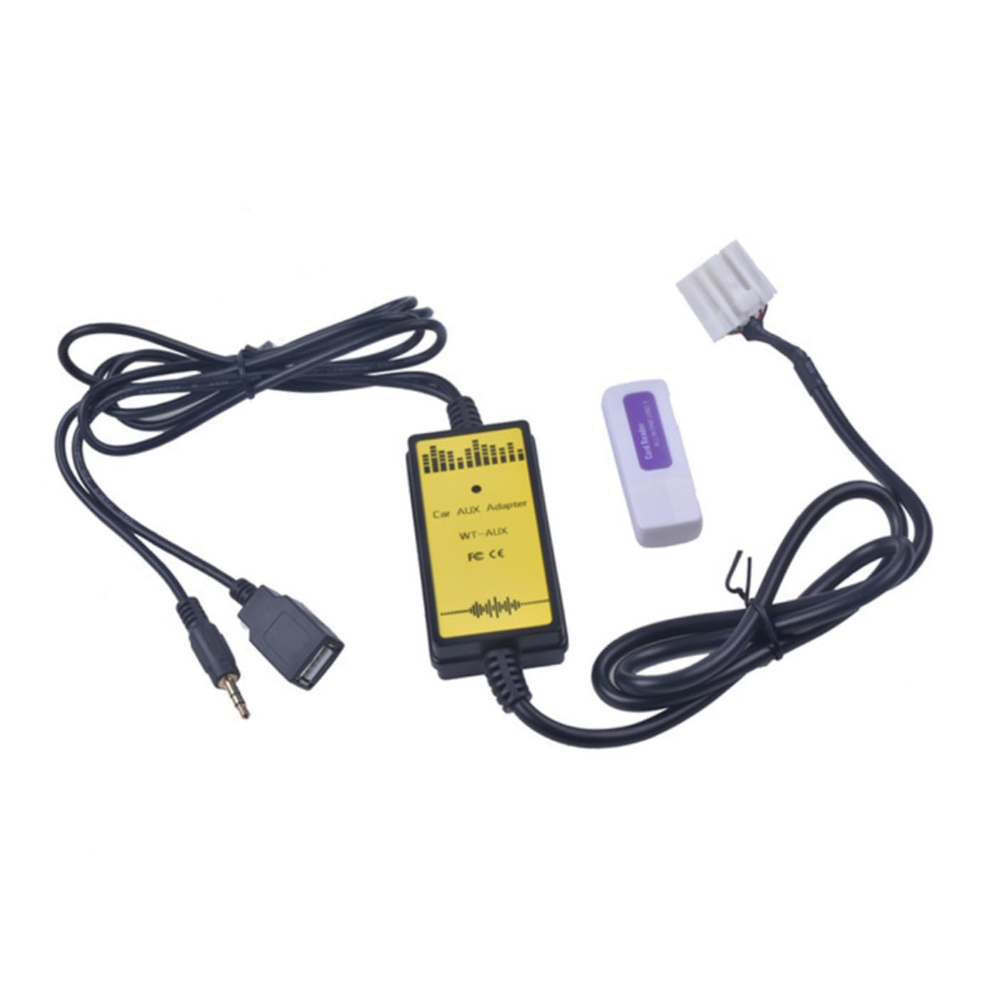 Adaptateur USB pour Autoradio Voiture Interface CD Numérique | Plastique, Lecture Disque Usb, Amplificateur Intégré, Compatibilité Sdhc et Modèles 2002-2011