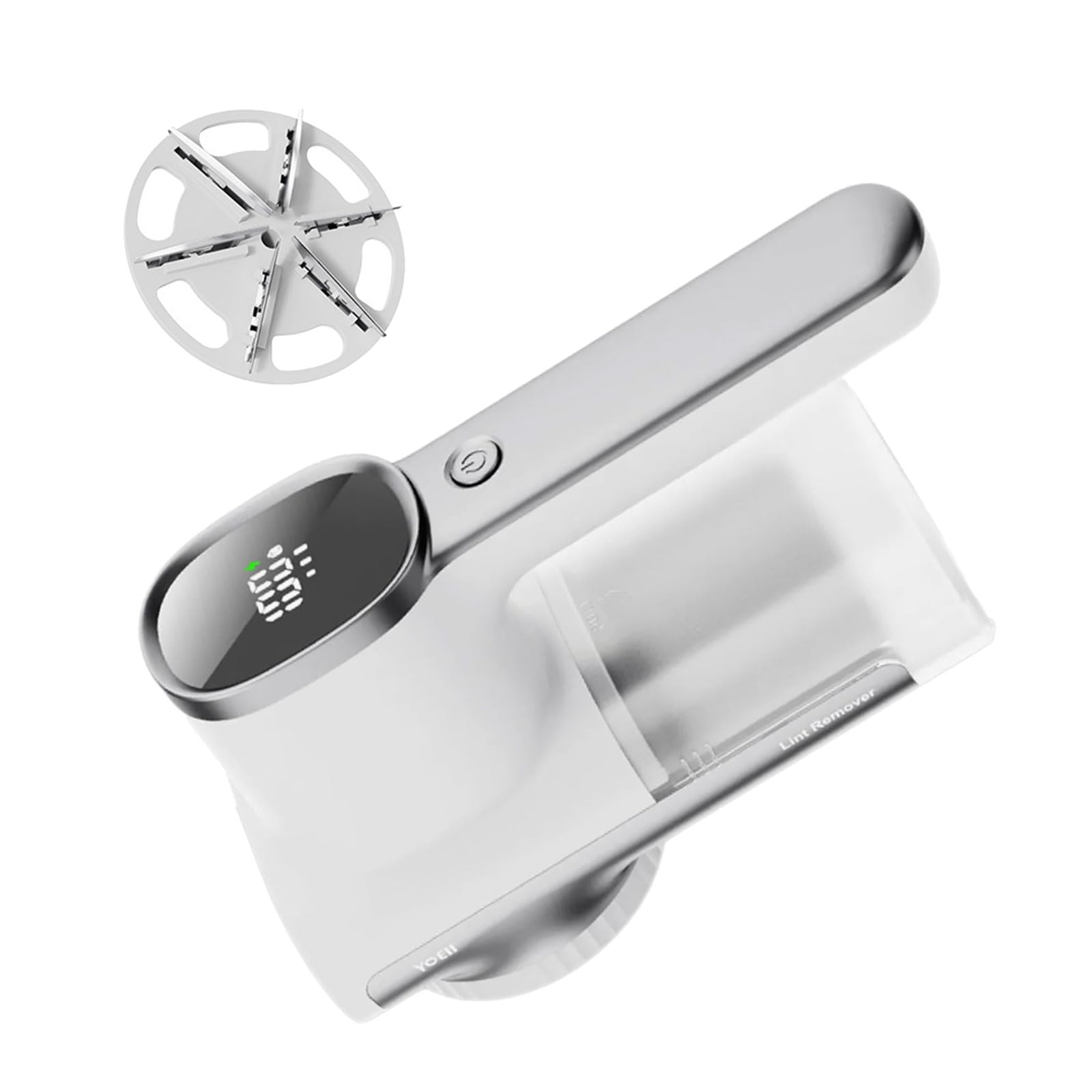 Kalttoy X Lint Remover Equipped With Lcd Screen And 180 Minutes Working For Knitwear Upholstery Quick Fuzz Collector Easy To Clean Travel Lint Remover