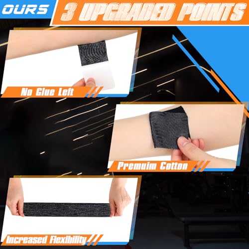 Image of 20 Count Kinesiology Tape for Shoulder Pain Relief Pre Cut Sports Waterproof Breathable Enhance Elastic Kinesiology Athletic Tape for Shoulder Support and Muscle Baseball Sports (3 Colors)