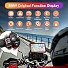 GPS CarPlay para moto BMW con pantalla táctil a prueba de agua, radio portátil para moto de 7 pulgadas con CarPlay/Android Auto, navegación GPS para motocicleta, doble Bluetooth, control nativo de Wonder Wheel, lectura de datos, TPMS 8