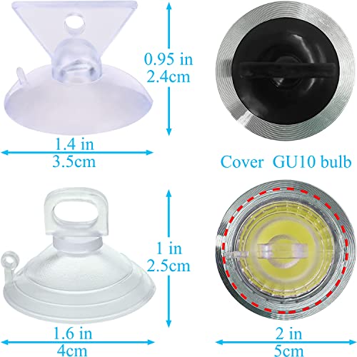 Ourtroness Light Bulb Changer Suction Cup Light Bulb Removal Tool 2 Size Bulb Remover Mr16 Gu10 Lamp Changer Head For Halogen Mini Track Lights And Range Hood thumb #5