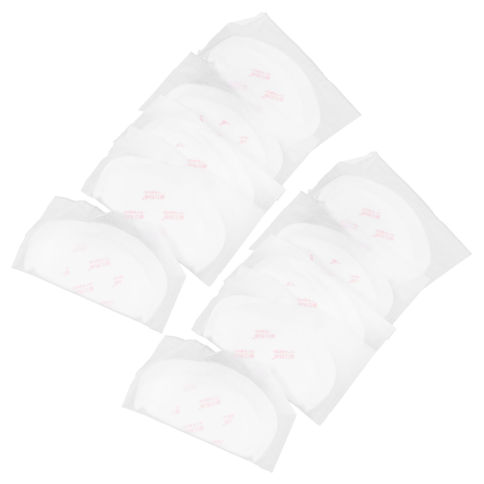 SUPVOX 50pcs Disposable Breast Pads Leakproof Breastfeeding Pads for Milk Overflow Nursing Set