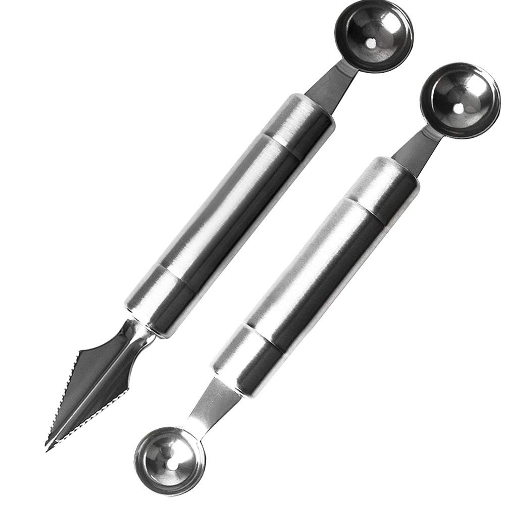 Amazon | フルーツ用スプーン くり抜きスプーン メロンのスコープ 2本