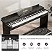 UMOMO 88 Weighted Key Digital Piano Keyboard with Piano Bench, Full Size Electric Piano with Piano Stand, Headphone Jack, 3 Pedal, Electronic Piano for Beginner, Adults, Black