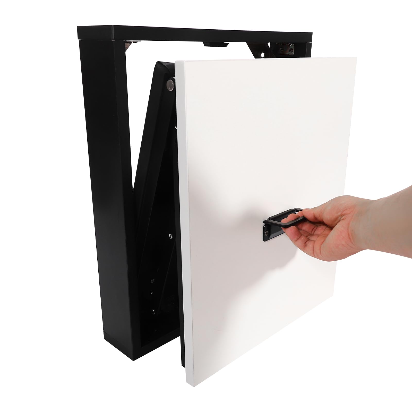 Silla plegable de pared, taburete de pared, taburete de cambio de zapatos montado en la pared, soporta hasta 150 kg, taburete oculto para cambios rápidos de zapatos o pausas de descanso
