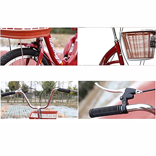 Triciclo plegable para adultos, bicicleta de 3 ruedas de 16 pulgadas, monocambio, con asiento trasero y canasto grande para recreo y compras miniatura 6
