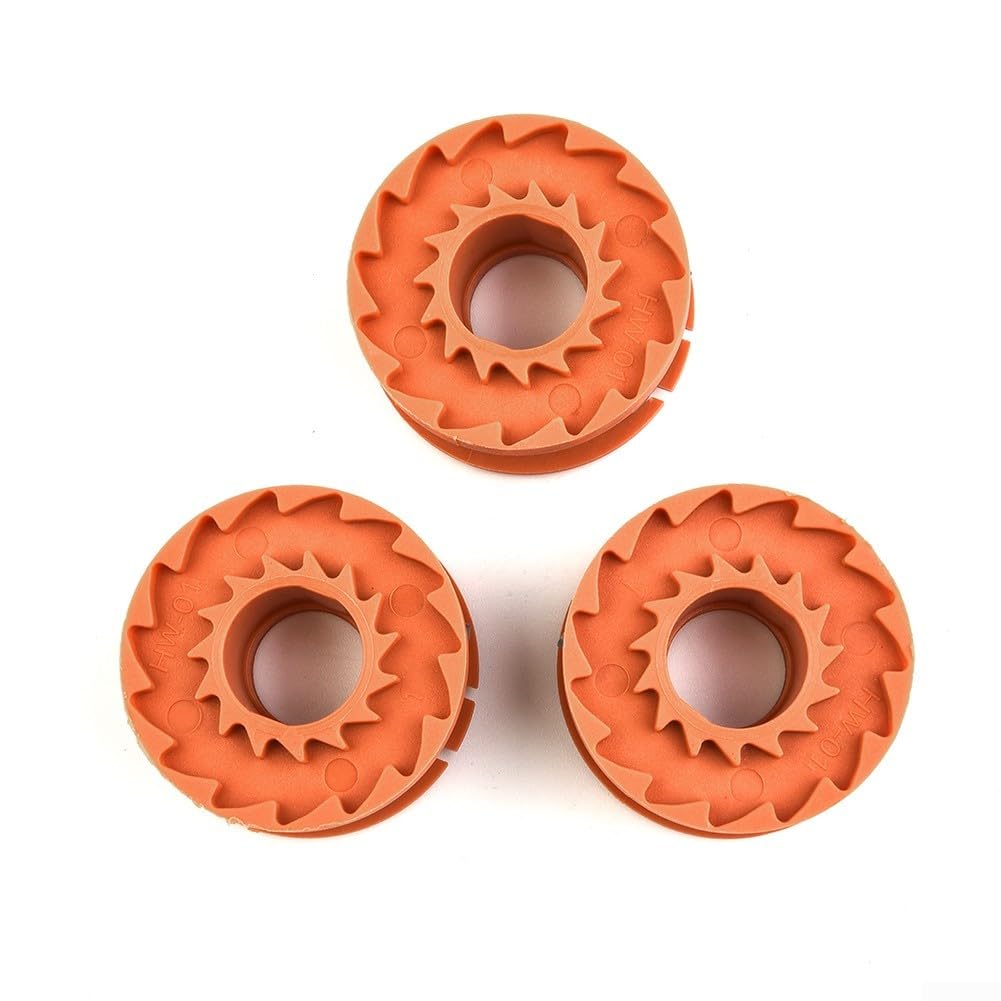 Set of 3 Replacement Trimmer Spools and Line with 1 5mm Diameter for CGT18LA1 CGT183A GT18 Compatible Models