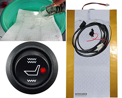 Water Carbon Waterproof 1 Seat Motorcycles Seat Heater Warm Winter Thermal Blanket Cushion Seat Heat - //coolthings.us