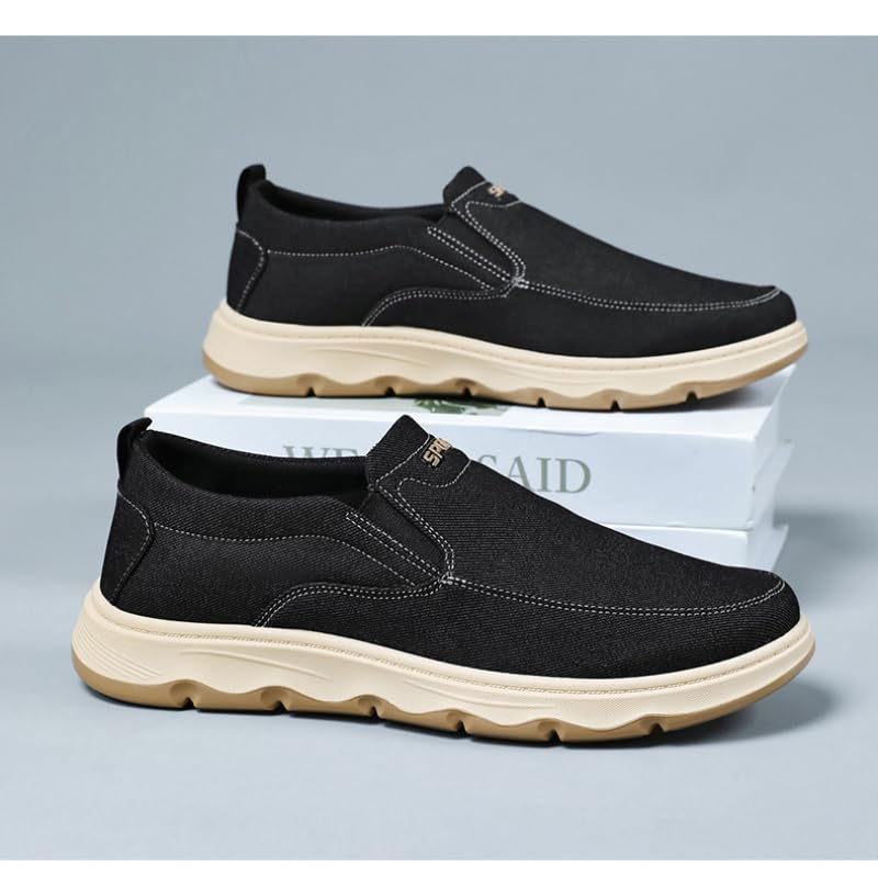 Hands Free Slip On for Man Walking Shoes Loafers Slip-ins Working Dress Casual Outdoor Lightweight Cushioning Comfortable Breathable Hiking All-Terrain Ankle Boots Trekking3