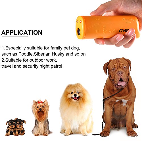 Frienda 4336354548 Led Ultrasonic Dog Trainer Device 3 In 1 Stop Barking Stop Bark Handheld Dog Training Device thumb #3