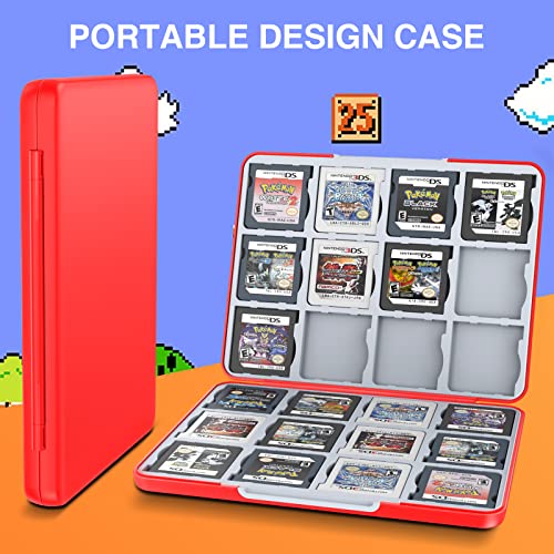 Image of HEIYING Game Card Case for Nintendo 3DS 3DSXL 2DS 2DSXL DS DSi,Portable 3DS 2DS DS Game Cartridge Holder Storage with 24 Game Card Slots.