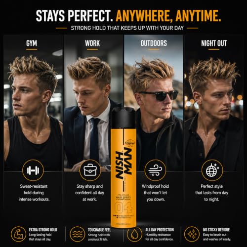 Nisman Hair Styling Spray Extrahold 04 400 ml miniatura 4