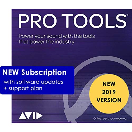 Avid Pro Tools 2019 Annual Subscription (Download Card Only - Activate with iLok Cloud)