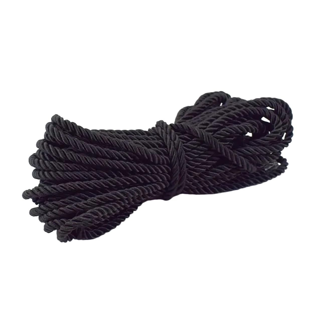 Twisted Cotton Cord 10/20M 5mm 3 Shares Twisted Cotton Nylon Cords Colorful DIY Craft Braided Decoration Rope Drawstring