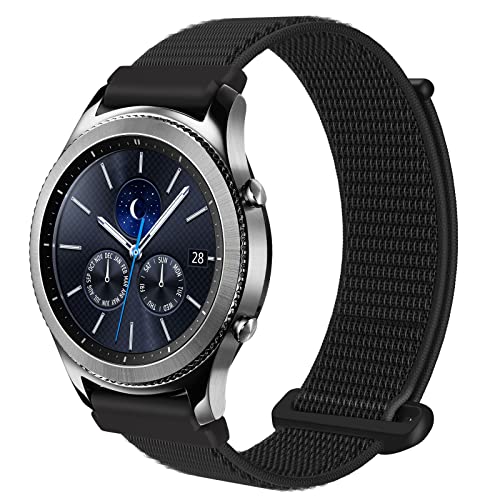 Th-some Correa para Samsung Galaxy Watch 46 mm, 22mm Nylon Correa de Smartwatch de Sport Compatible con Samsung Galaxy Watch 3 45mm/Samsung Gear S3 Frontier/Classic/Huawei Watch GT2 46mm Cover