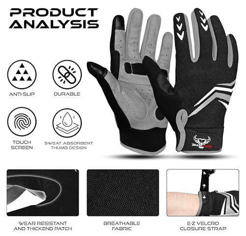 BEAST RAGE Full Finger Cycling Gloves