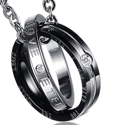 【Ludus Felix】ネックレス  ダブル リング 