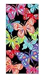 Mainstay  Butterflies Beach Towel, 28 X 60