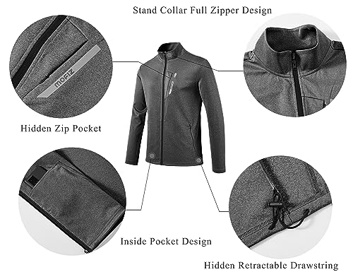 Mofiz Mens Tracksuit Jogging Sports Sweatsuit Comfortable Outfits Casual Athletic Pants Full Zip Jacket 2 Piece #TOP3