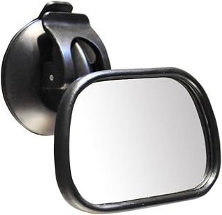 Mirror Shatterproof Rear View Seat Suction Cup Wide Angle Back Mirror for Safe Rear-facing Car Observation