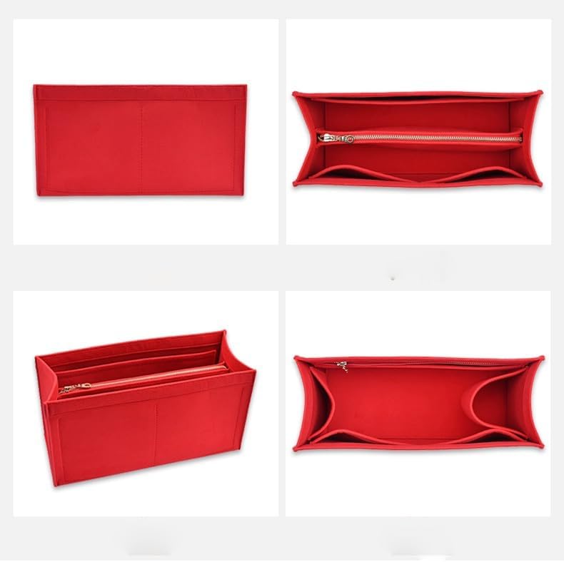 SMART DK Purse Organizer for Dior Book Tote - Premium Felt Insert with Multiple Pockets - Image 2