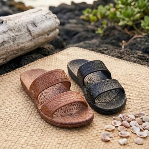 Image of Pali Hawaii Light Brown JANDAL + Certificate of Authenticity