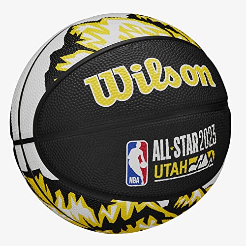 Wilson 2023 Nba All-Star Game Collectors Edition Mini Basketball - Utah #TOP3