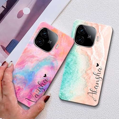 Image of COLORflow Back Cover Compatible with iQOO Neo 10R 5G | Marble Colors Customized Back Cover Compatible with iQOO Neo 10R 5G