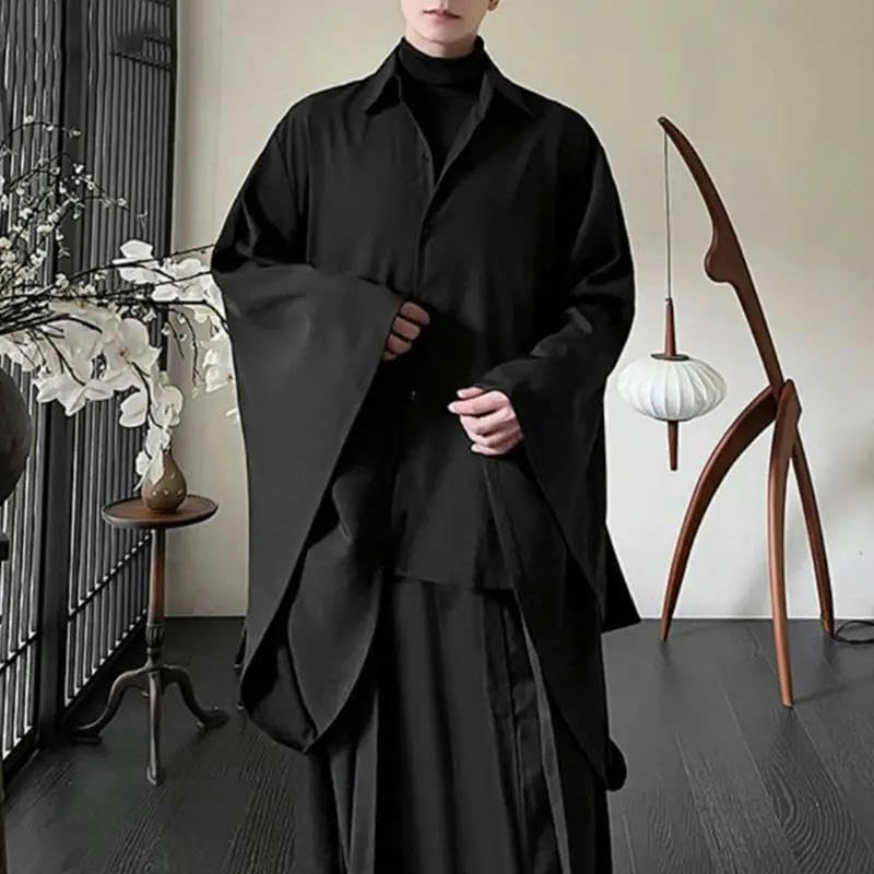 Chemise style chinois hommes finie la rigidité avec ce modèle décontracté