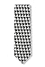 Men's Black & White Microfiber Dentist Teeth Necktie Neck Tie Neckwear