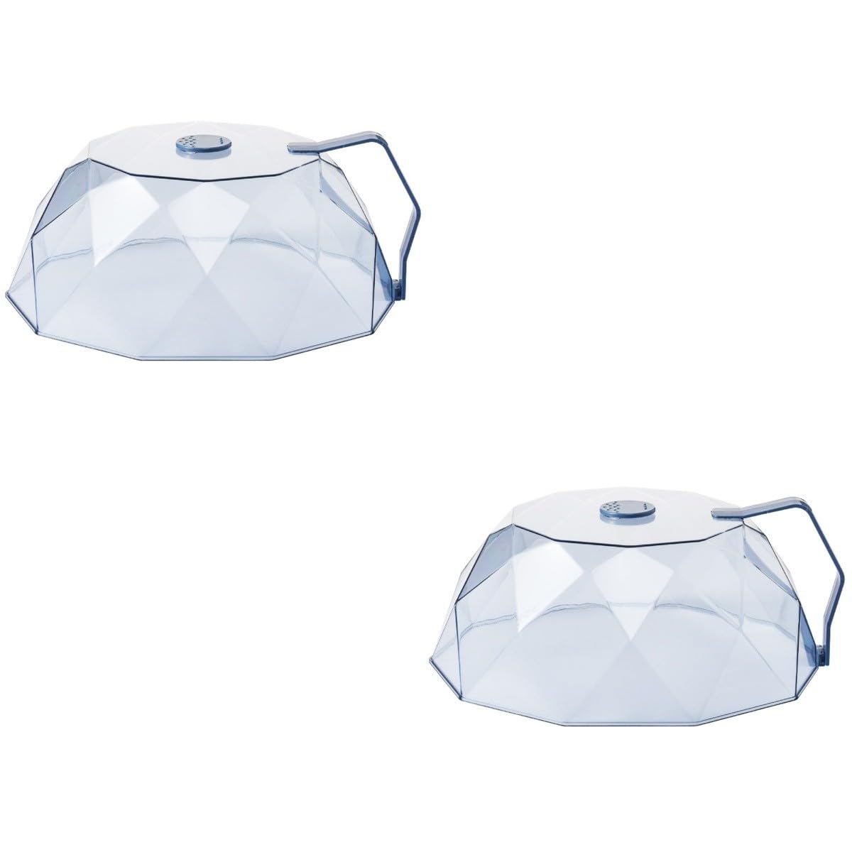 MAGICLULU 2pezzi Coperchio Per Microonde Antispruzzo Copertura Per Piatto Con Venti Di Vapore Resistente Alle Alte Temperature Per Conservare Alimenti e Avanzi Sicurezza