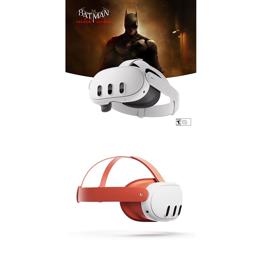 Quest 3 512GB + Facial Interface & Head Strap (Blood Orange)