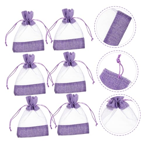 10 bolsas vacías para saquitos de lavanda recargables miniatura 6