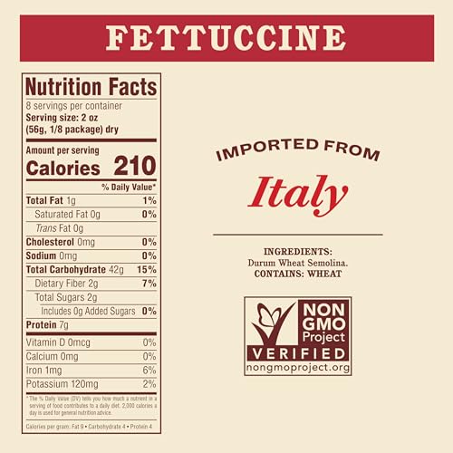 Image of Rao's Homemade Fettuccine Pasta, 16 oz (Pack of 6)