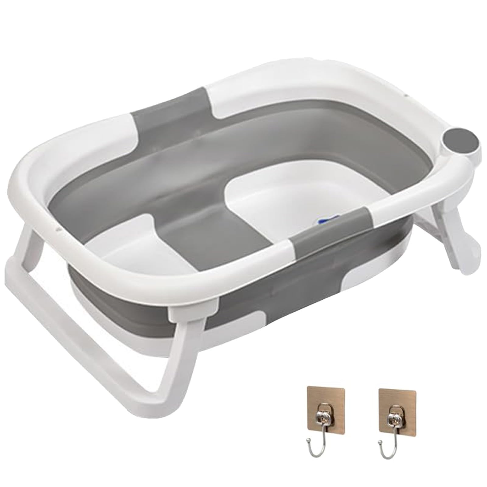 Piscina per Cani Pieghevole, Antiscivolo Vasca da Bagno, Portatile Animali Domestici Piscina Bagno per Gatti Vasca Cani Grandi e Piccoli Interna Pieghevole