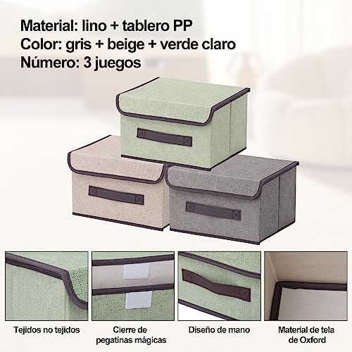 Cajas, cajas decorativas de almacenamiento Marca KIROTLA (3)