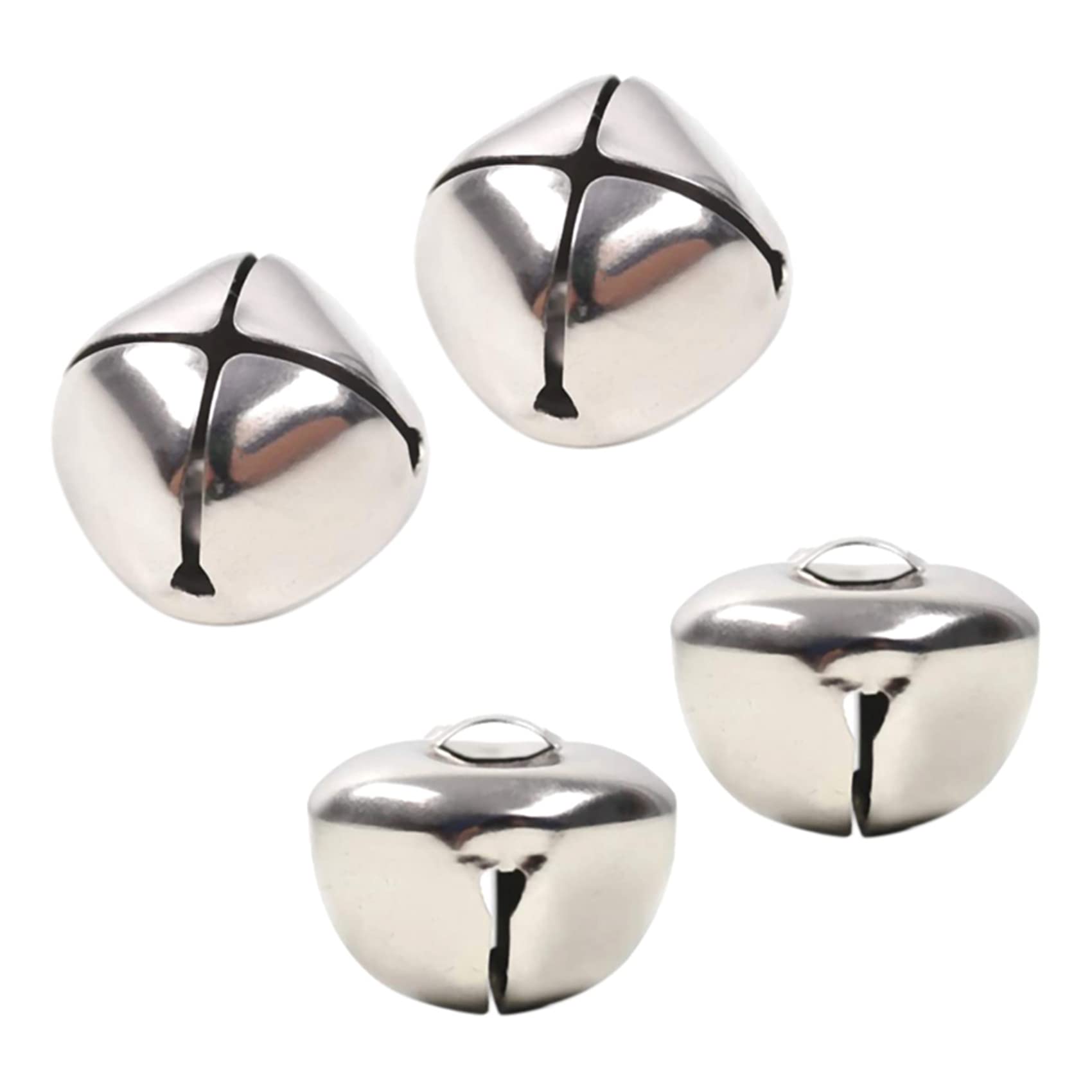 Hndhbfgrt 200Pcs Jingle Bells, 25mm Handmade Bells in Bulk, DIY Bells, Home Decoration