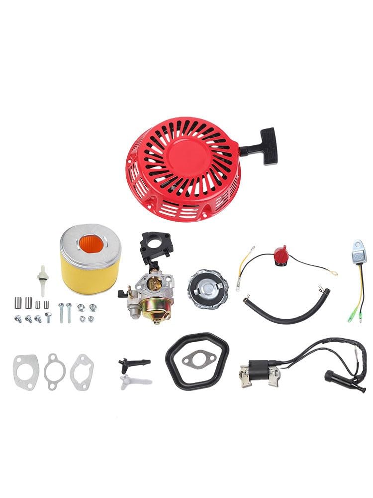 KIT D'ENTRETIEN POUR MOTEURS HONDA GX340 GX390 GX420 Carburateur Démarreur à Air Filtre à Air Bobine d'allumage inclus