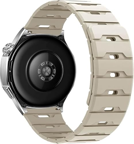[DeeSup] �yFotee�zFor Xiaomi Watch S5 �o���h 46mm �x���g �V���R�� �}�O�l�b�g�t�� ���C�t�� �� 22mm �����o���h �G���K���g ���f�B�[�X For �V���I�~ �E�H�b�` (�x�[�W��)