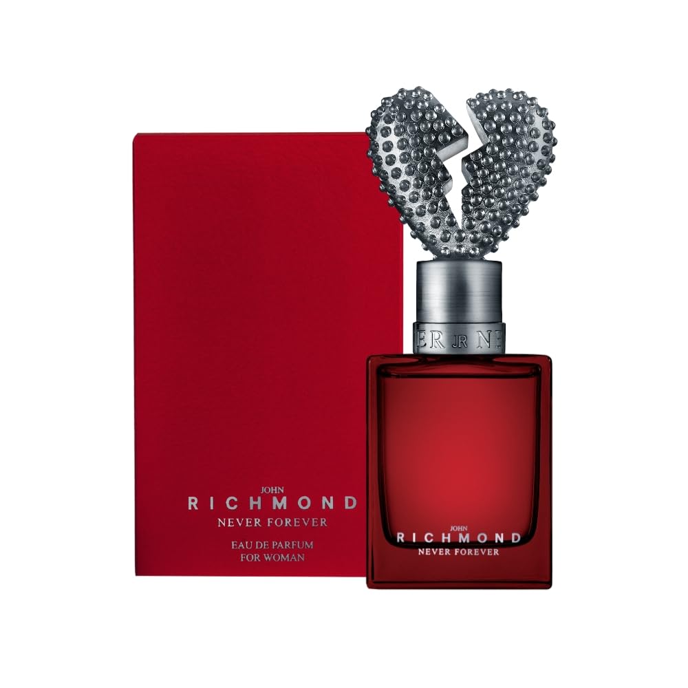John Richmond Never Forever Woda perfumowana dla kobiet, 50 ml, orientalny i kwiatowy zapach z nutami karmelu, jaśminu i piżma