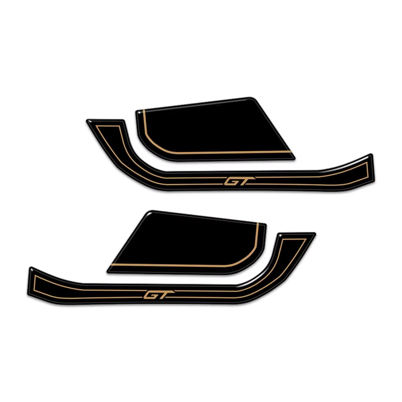 Motorbike Tank Pads Compatible with for Tracer 9GT 2025 Glossy Motorcycle Handlebar Protector Sticker Solid Build Impact Resistant Weatherproof(A)