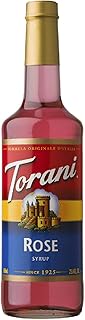 Torani Rose Syrup, 750 ml Bottle
